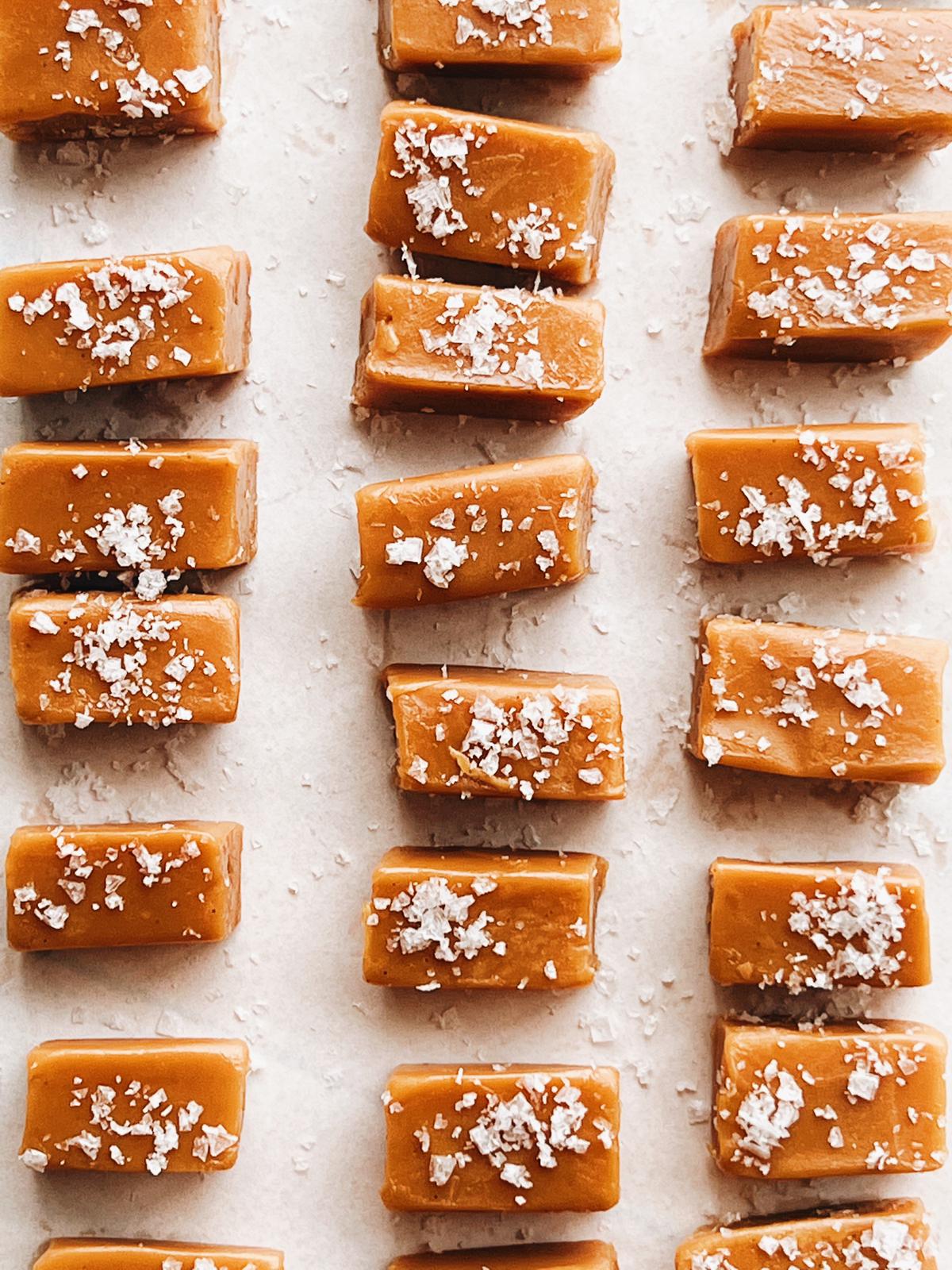 Buttery Salted Caramels