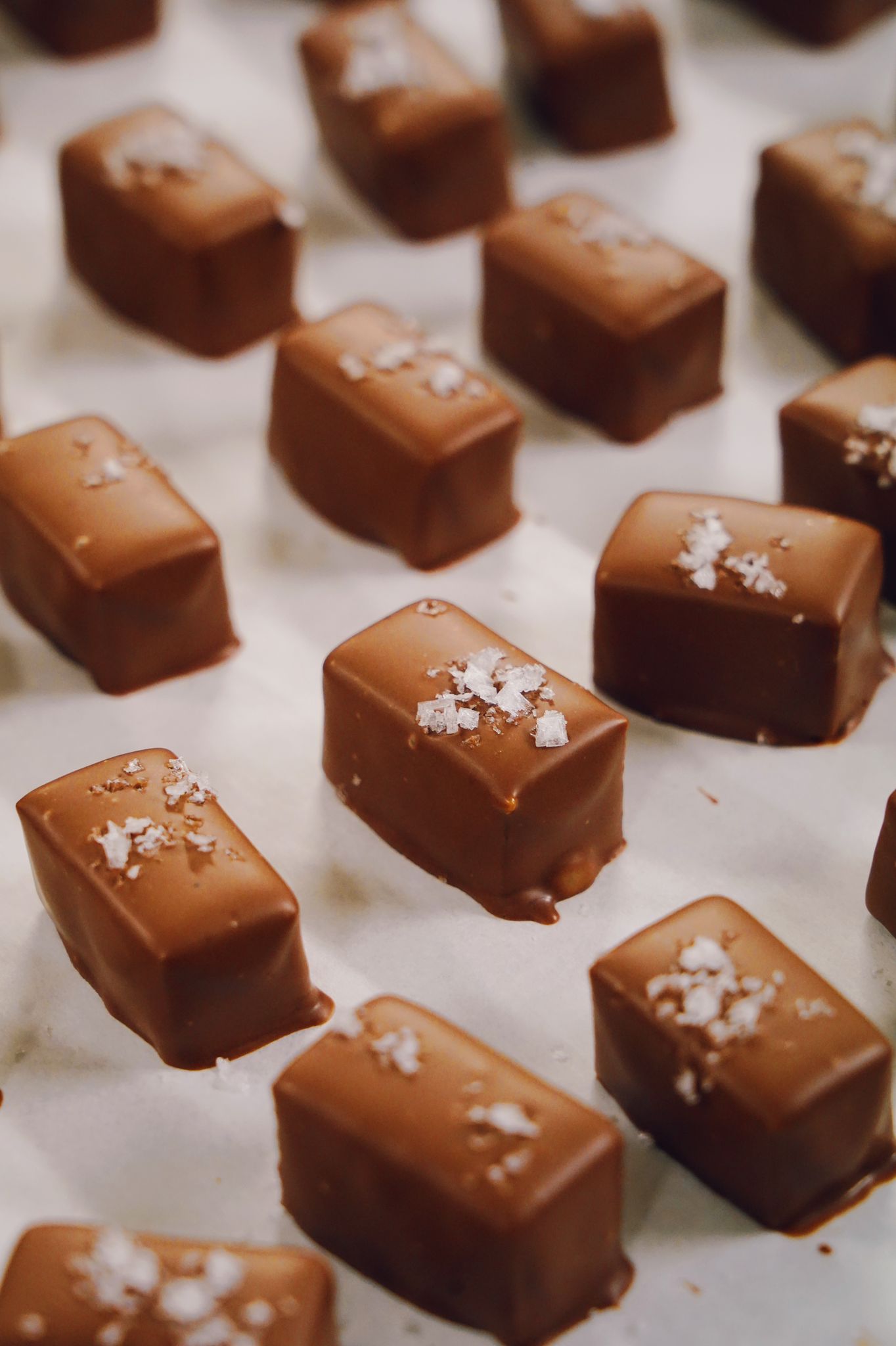 Chocolate Buttery Salted Caramels