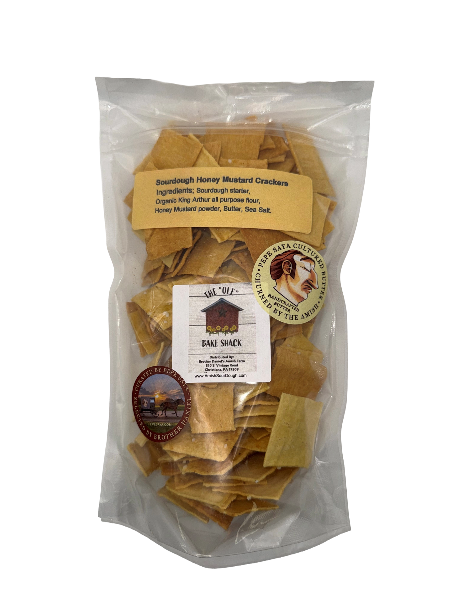 Sourdough Honey Mustard Crackers 6oz