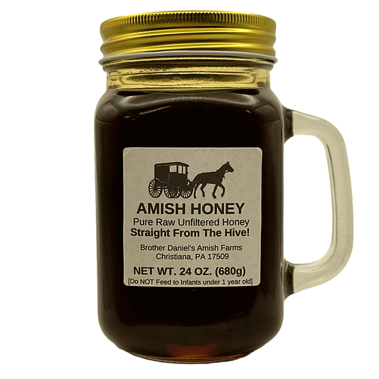 Raw Unfiltered Amish Honey 24oz