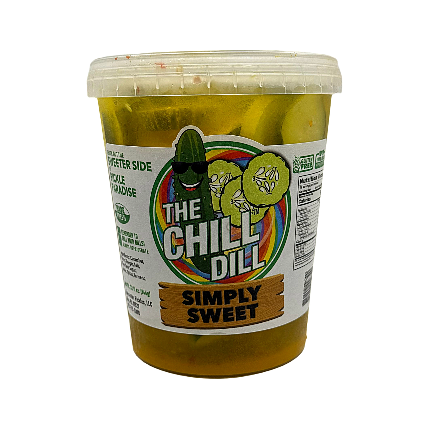 The Chill Dill - Simply Sweet Pickles 32oz