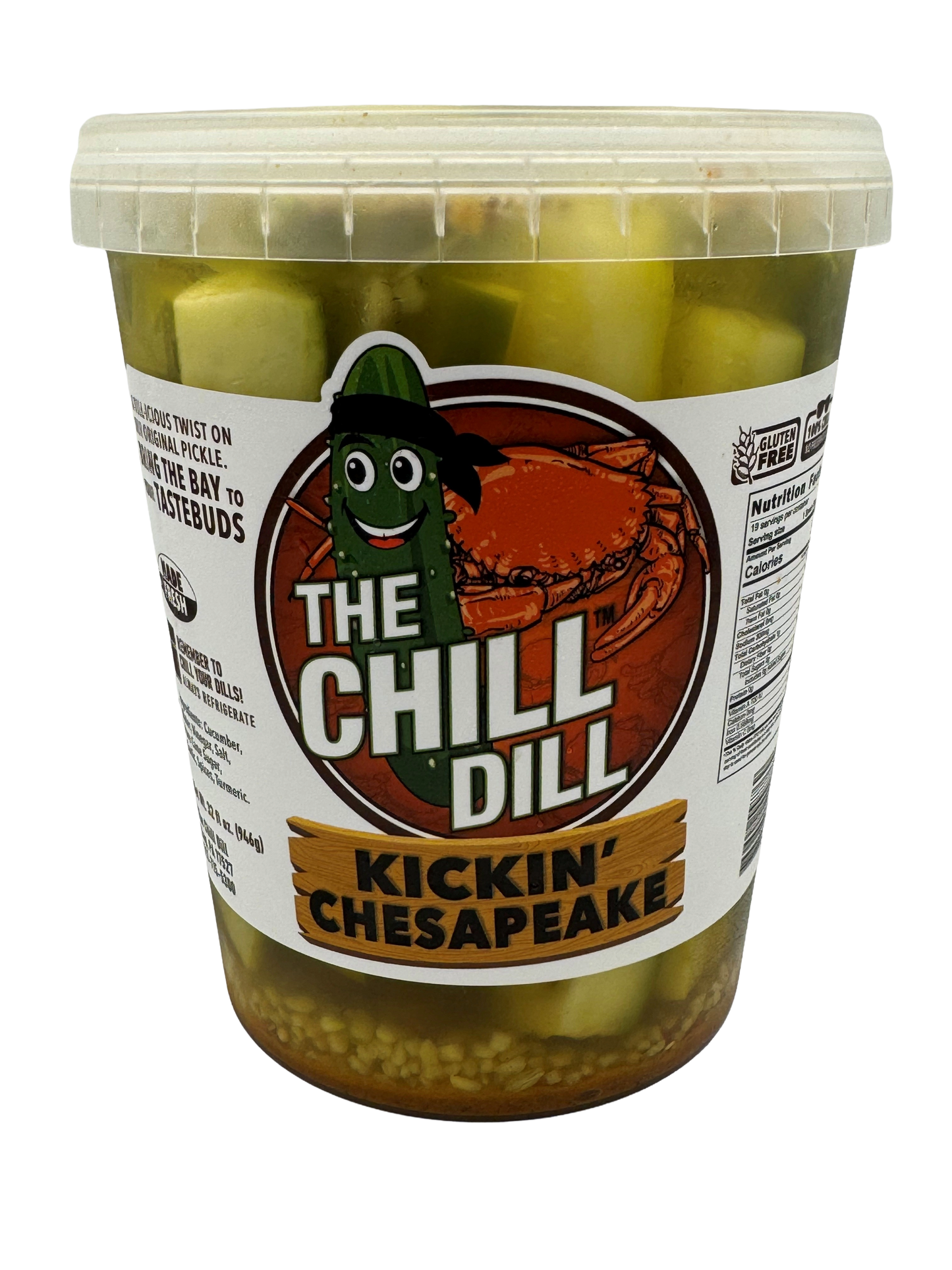 The Chill Dill - Kickin' Chesapeake Pickles 32oz