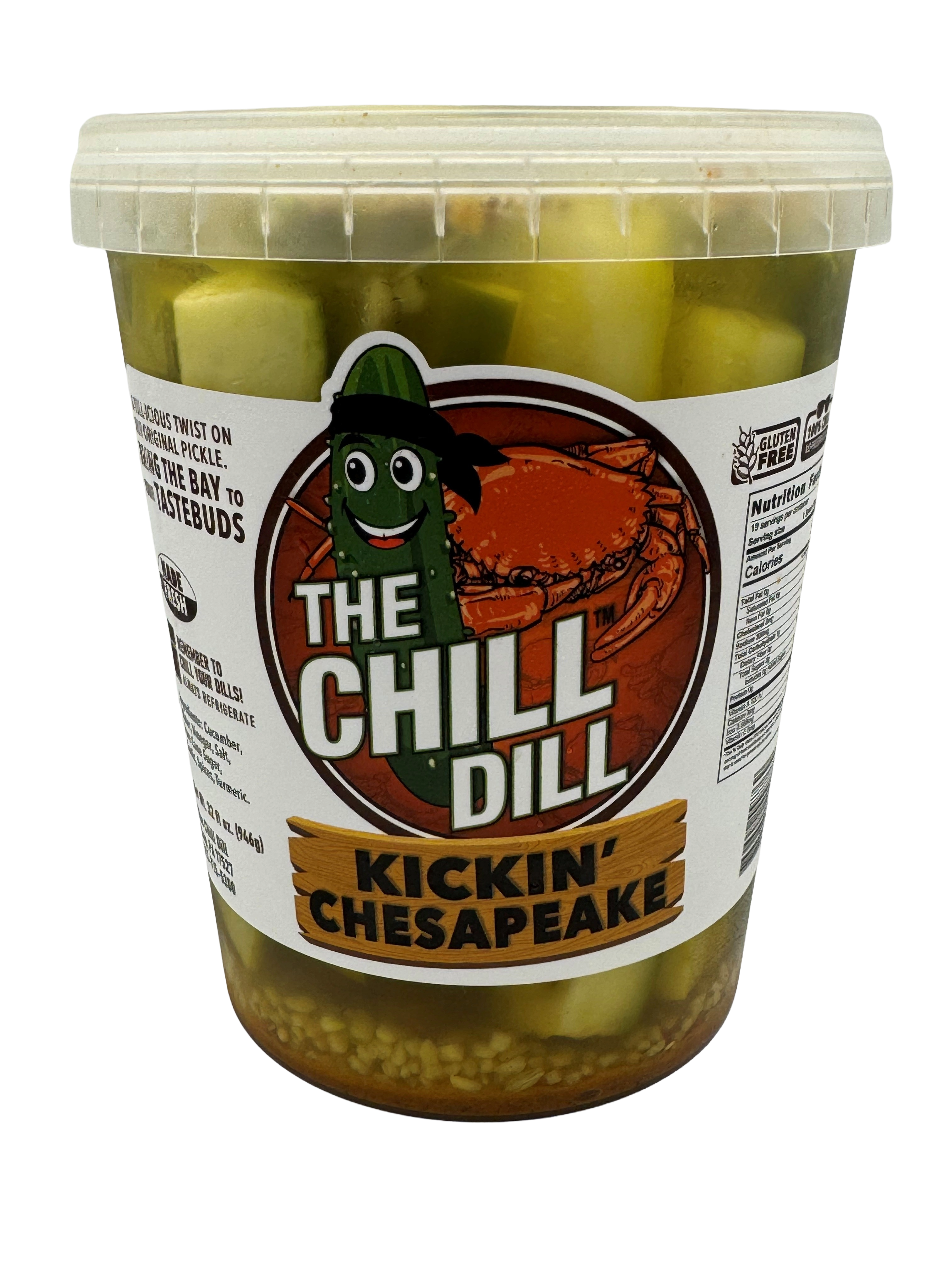The Chill Dill - Kickin' Chesapeake Pickles 32oz – Pepe Saya USA