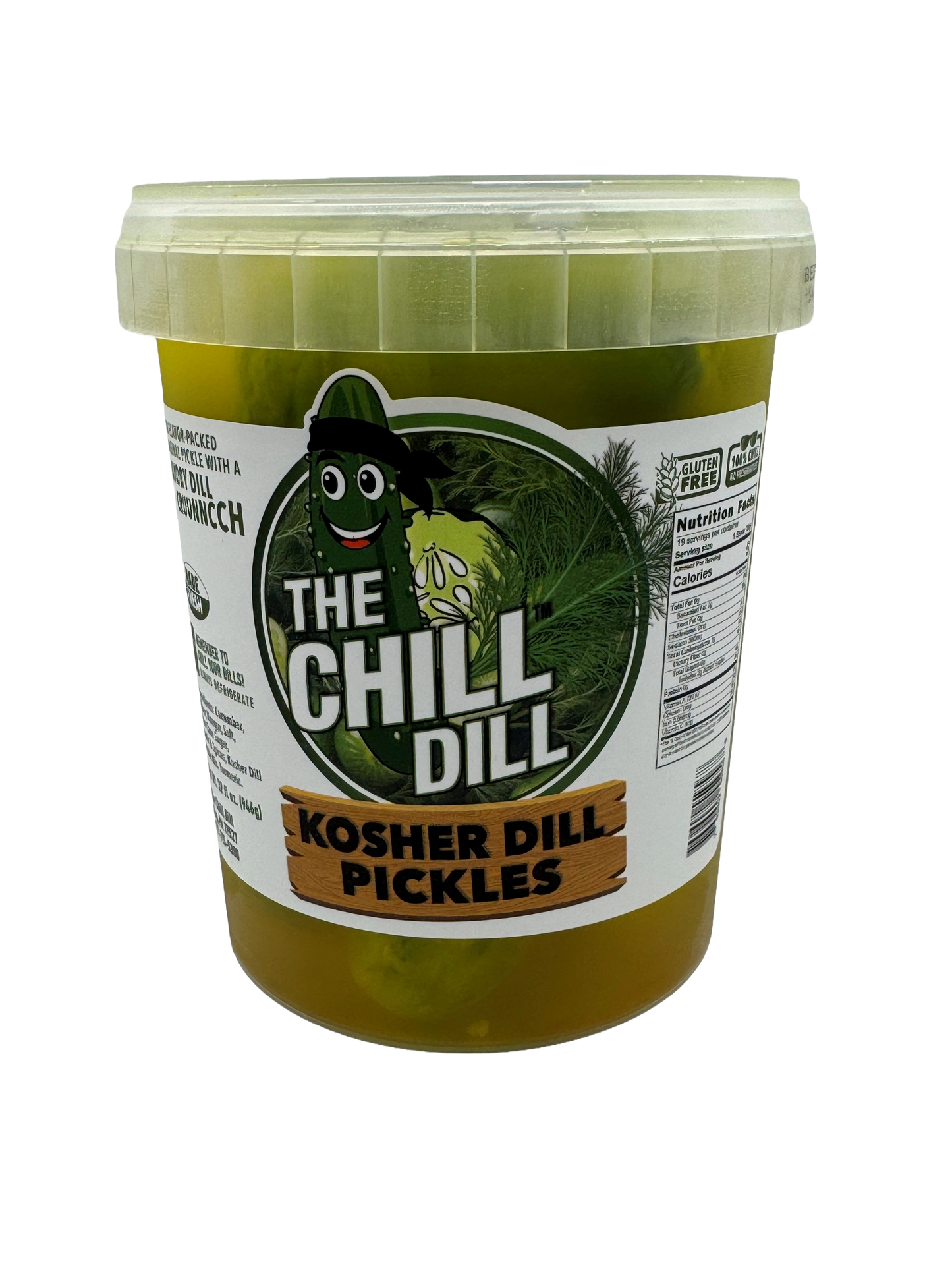 The Chill Dill - Kosher Dill Pickles 32oz